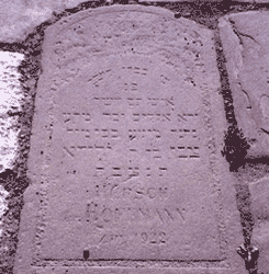 Tombstone used for sidewalks, 1993