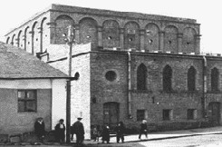 Synagogue exterior, 1929